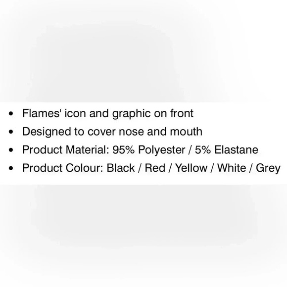 💲7️⃣Add-On 🆕 NHL Calgary Flames Face Covering - Picture 7 of 16